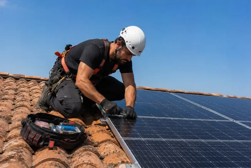 Maintenance et monitoring de panneaux solaires à Fréjairolles